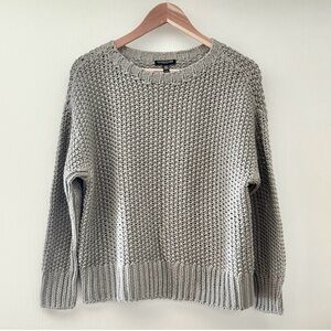 ❤️Eileen Fisher Grey Sweater Cable LP